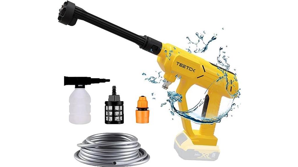 cordless pressure washer with 20v battery