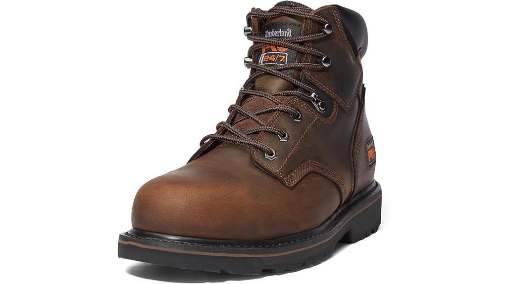 steel toe work boot option