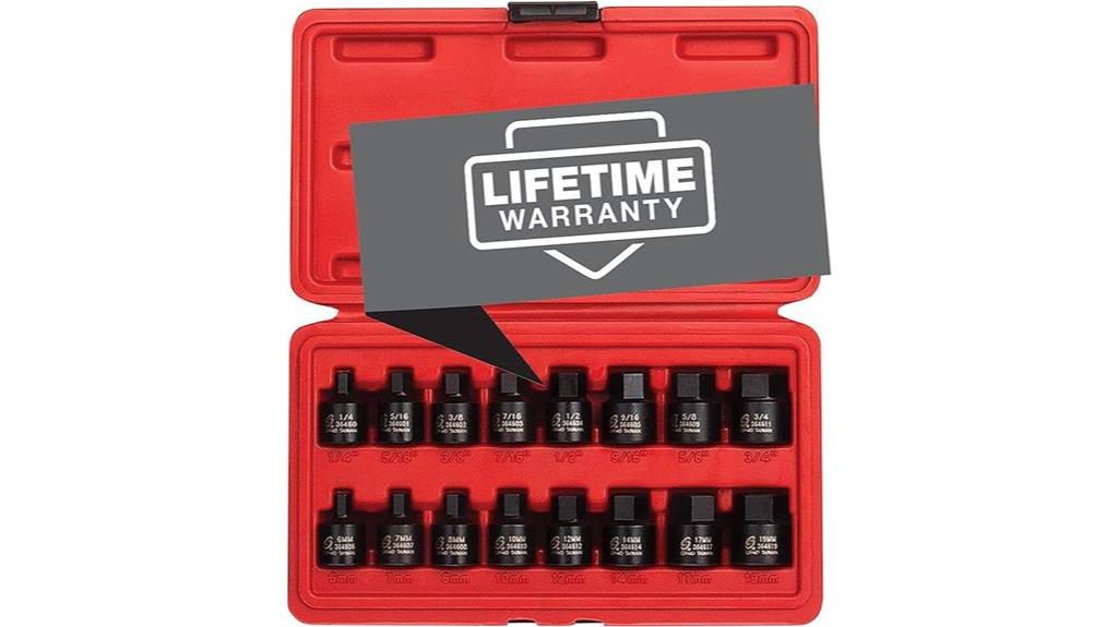 sunex 3646 low profile impact hex driver set