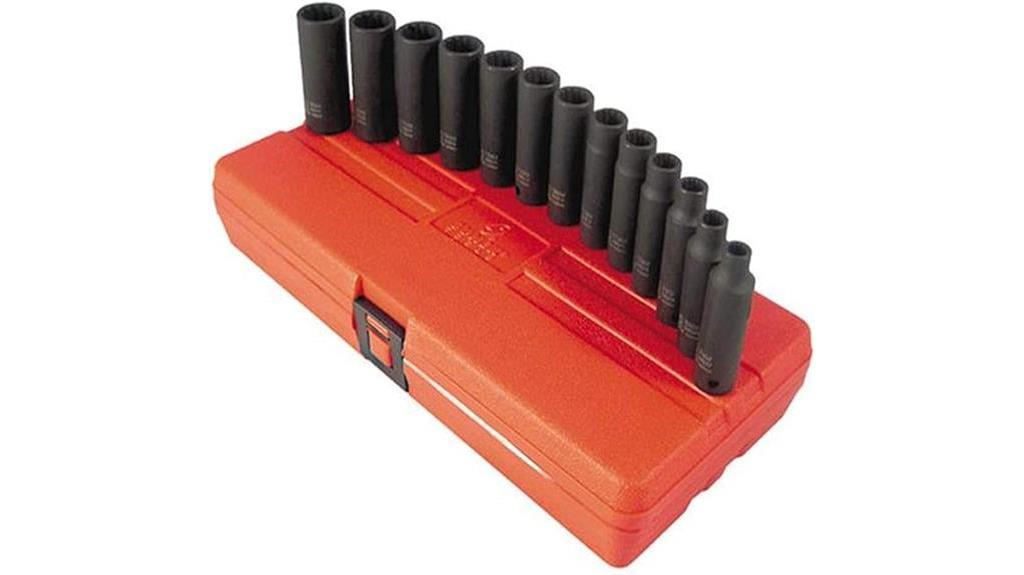 sunex 3682 deep metric impact socket set