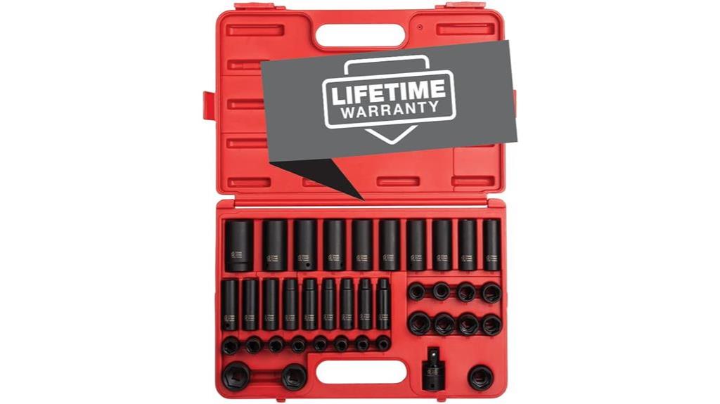 sunex 39 piece impact socket set